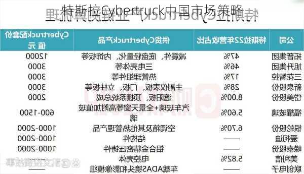 特斯拉Cybertruck中国市场策略