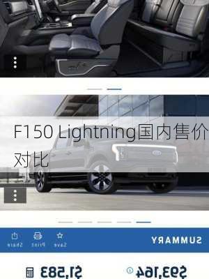 F150 Lightning国内售价对比