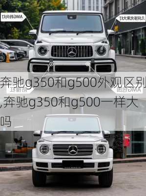 奔驰g350和g500外观区别,奔驰g350和g500一样大吗