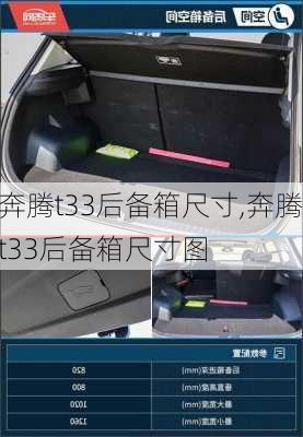 奔腾t33后备箱尺寸,奔腾t33后备箱尺寸图