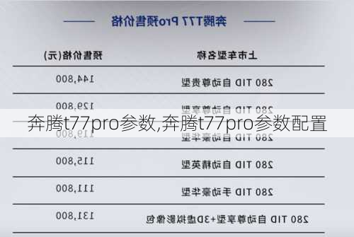 奔腾t77pro参数,奔腾t77pro参数配置