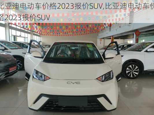 比亚迪电动车价格2023报价SUV,比亚迪电动车价格2023报价SUV