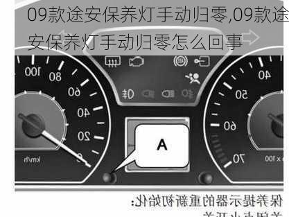 09款途安保养灯手动归零,09款途安保养灯手动归零怎么回事