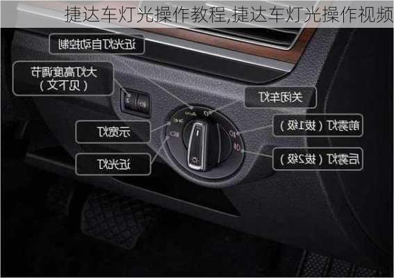 捷达车灯光操作教程,捷达车灯光操作视频