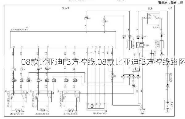 08款比亚迪F3方控线,08款比亚迪f3方控线路图