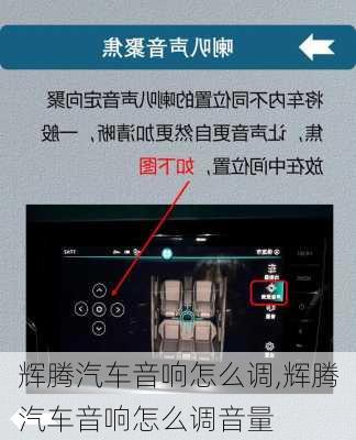 辉腾汽车音响怎么调,辉腾汽车音响怎么调音量